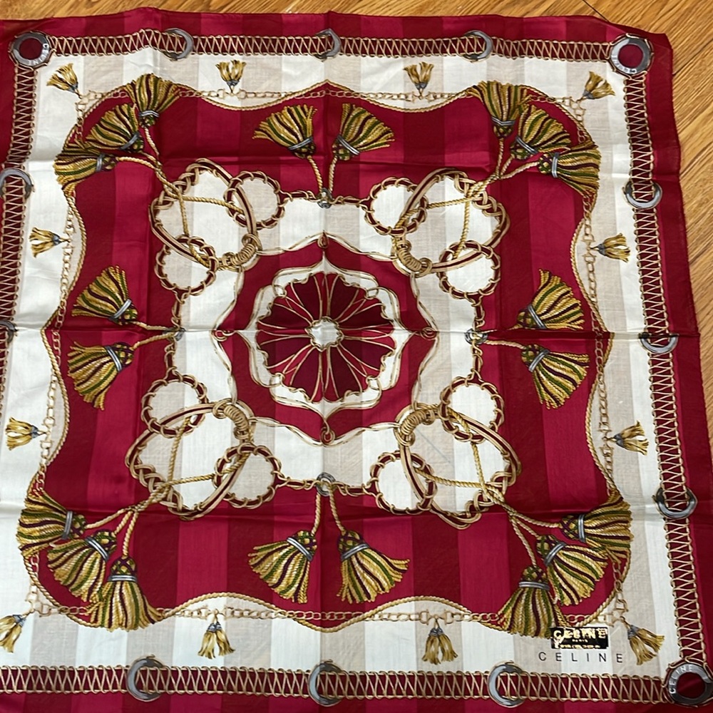 NWT Celine Red and White Decorative Accents - Picture 3 of 3